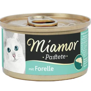 Sparpaket 24 x 85 g Miamor Pastete mit Forelle Katzen Nassfutter Preiswert